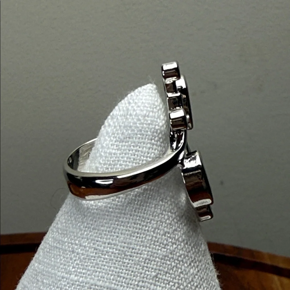 Sterling Silver Modern Sculpture Ring